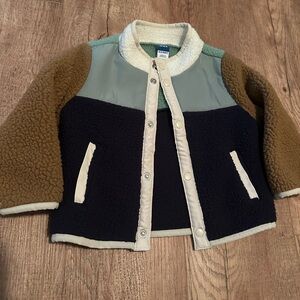 Old Navy 12-18 month Sherpa-Lined Colorblock Jacket